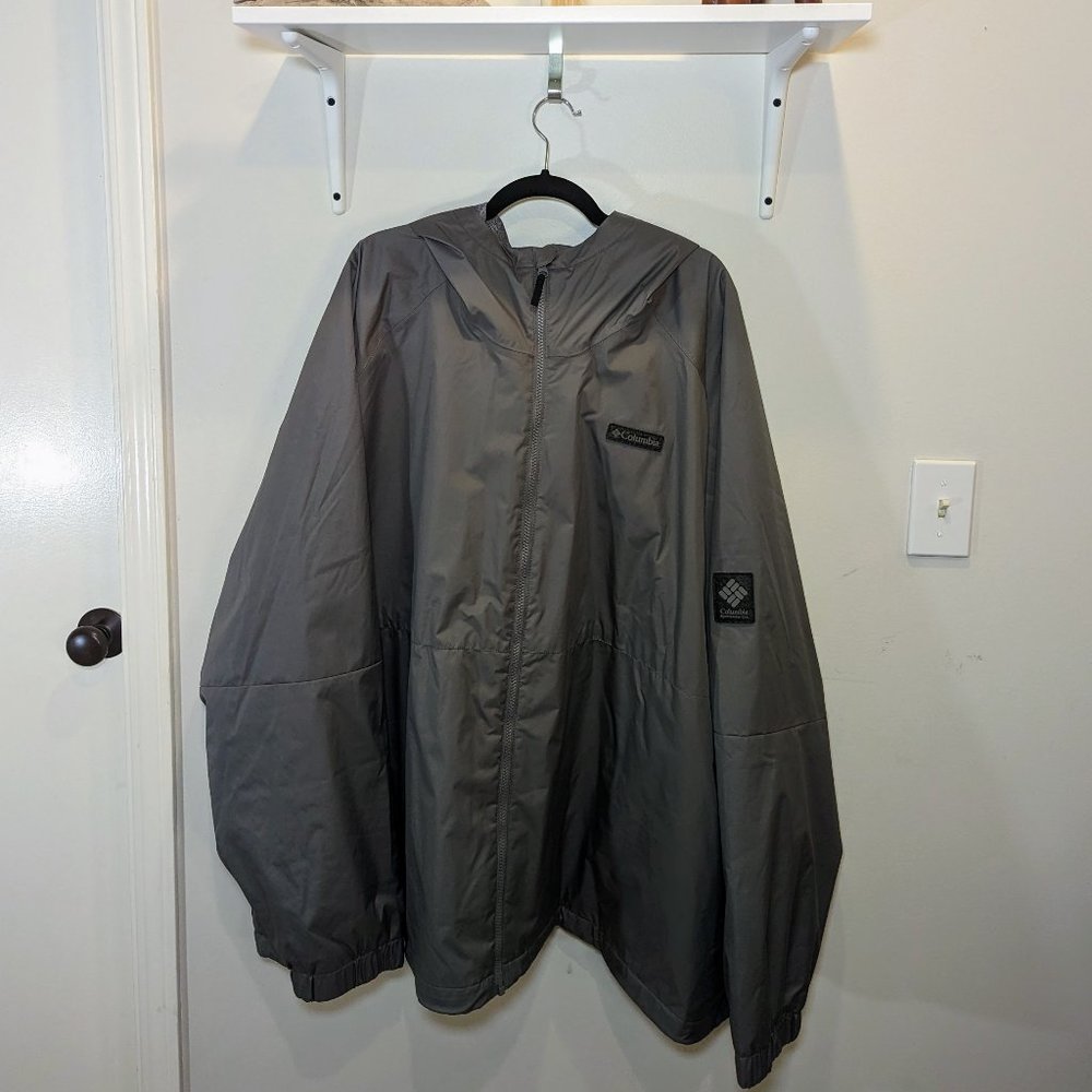 Mens Grey Columbia Helvetia Heights Snow Jacket Big and Tall 6X